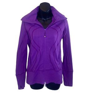 lululemon athletica Vibrant Purple Cowl Neck Sweater